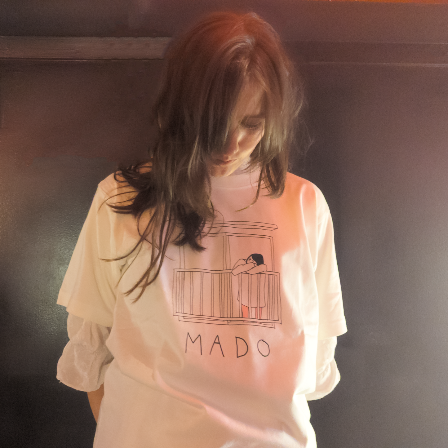 Tシャツ　[MADO] (film)　white